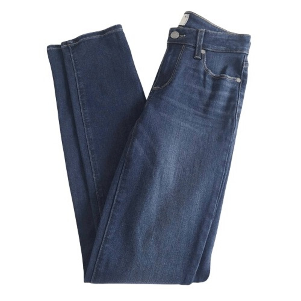 Paige Skyline Skinny Jeans Women's Size 25 Blue Denim Regular Fit Cotton Blend